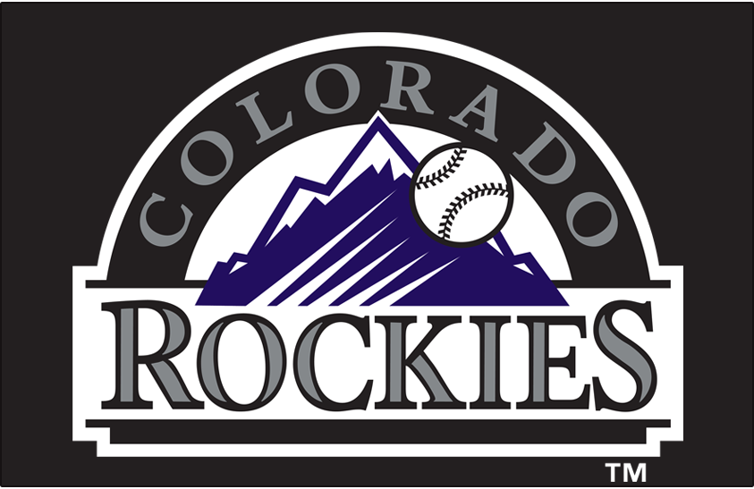Colorado Rockies 1993-2016 Primary Dark Logo fabric transfer